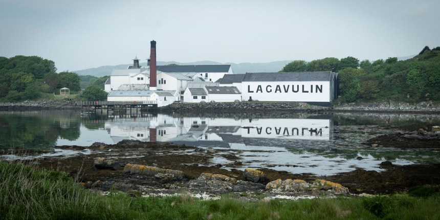 Lagavulin distillery on the south east coast.