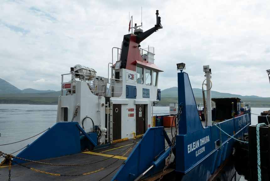 The Jura ferry.