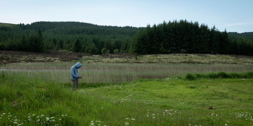 Ghost of a clan priest or just my husband on his phone?! Hard to say...