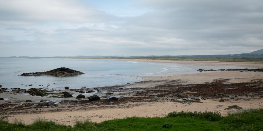 The beautiful Kintra Beach.